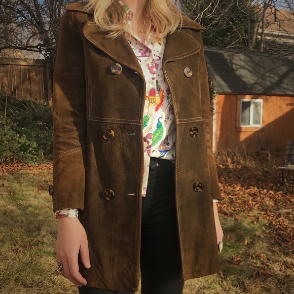 SOLD || SOFTEST VTG Suede Jacket - Picture 6 of 6